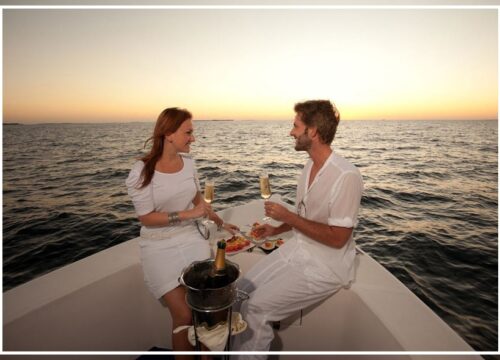 Romantic Dinner on the Ship