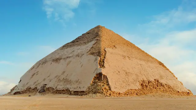 The broken-sided pyramid of King Sneferu at Dahshur